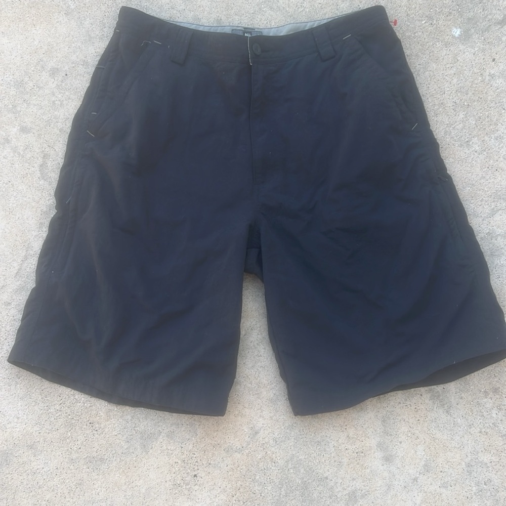 REI Co-op Men's Black Nylon Hiking Outdoor Shorts Size 34